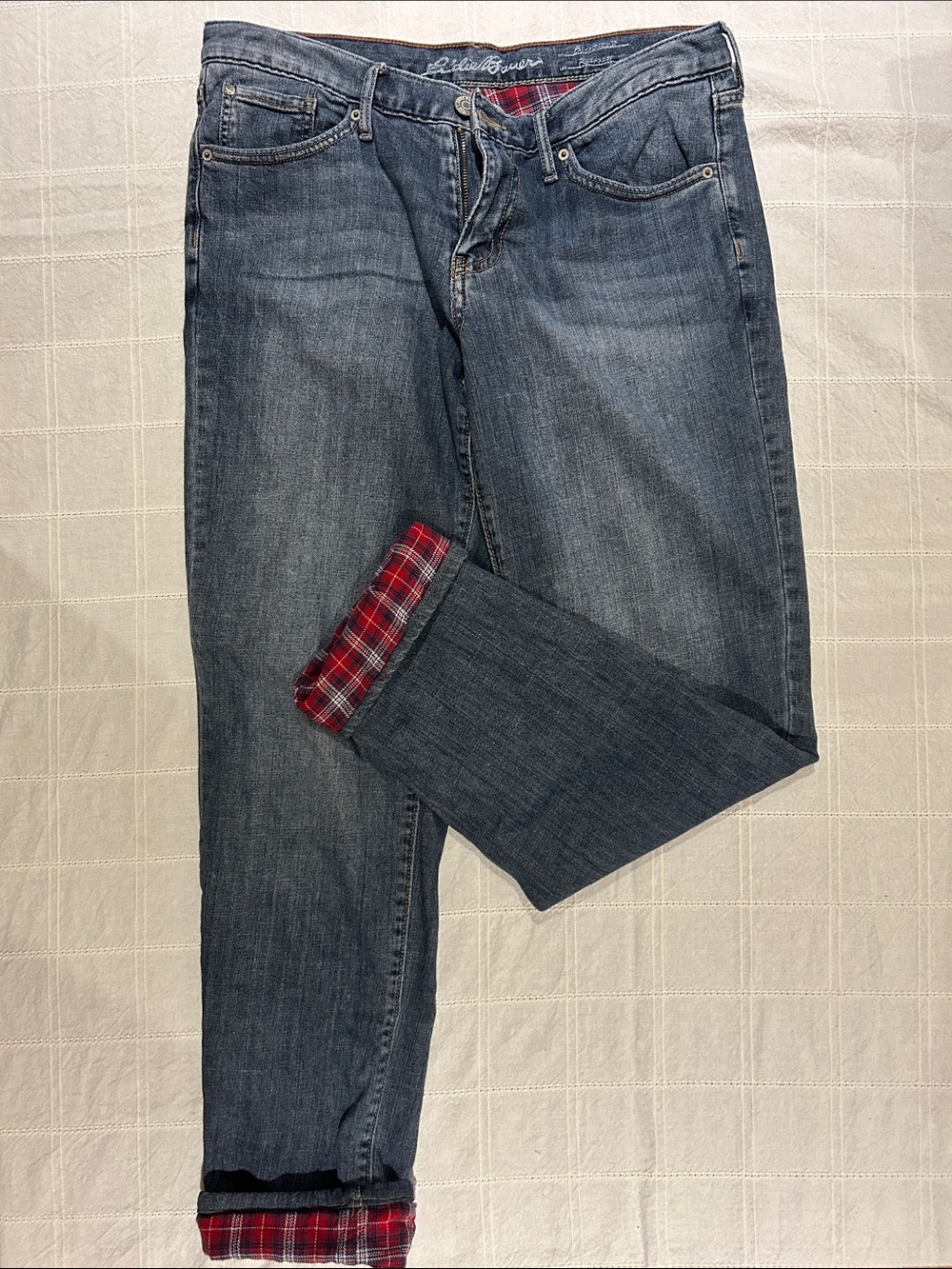 Relaxed Flannel lined jeans